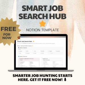 SMART JOB SEARCH HUB NOTION TEMPLATE