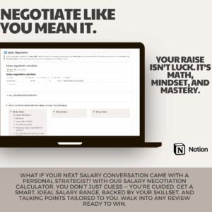Career Work Planner PRO Notion Template: With Career Guide. - Image 6