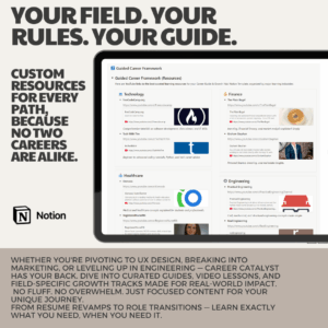 Career Work Planner PRO Notion Template: With Career Guide. - Image 3