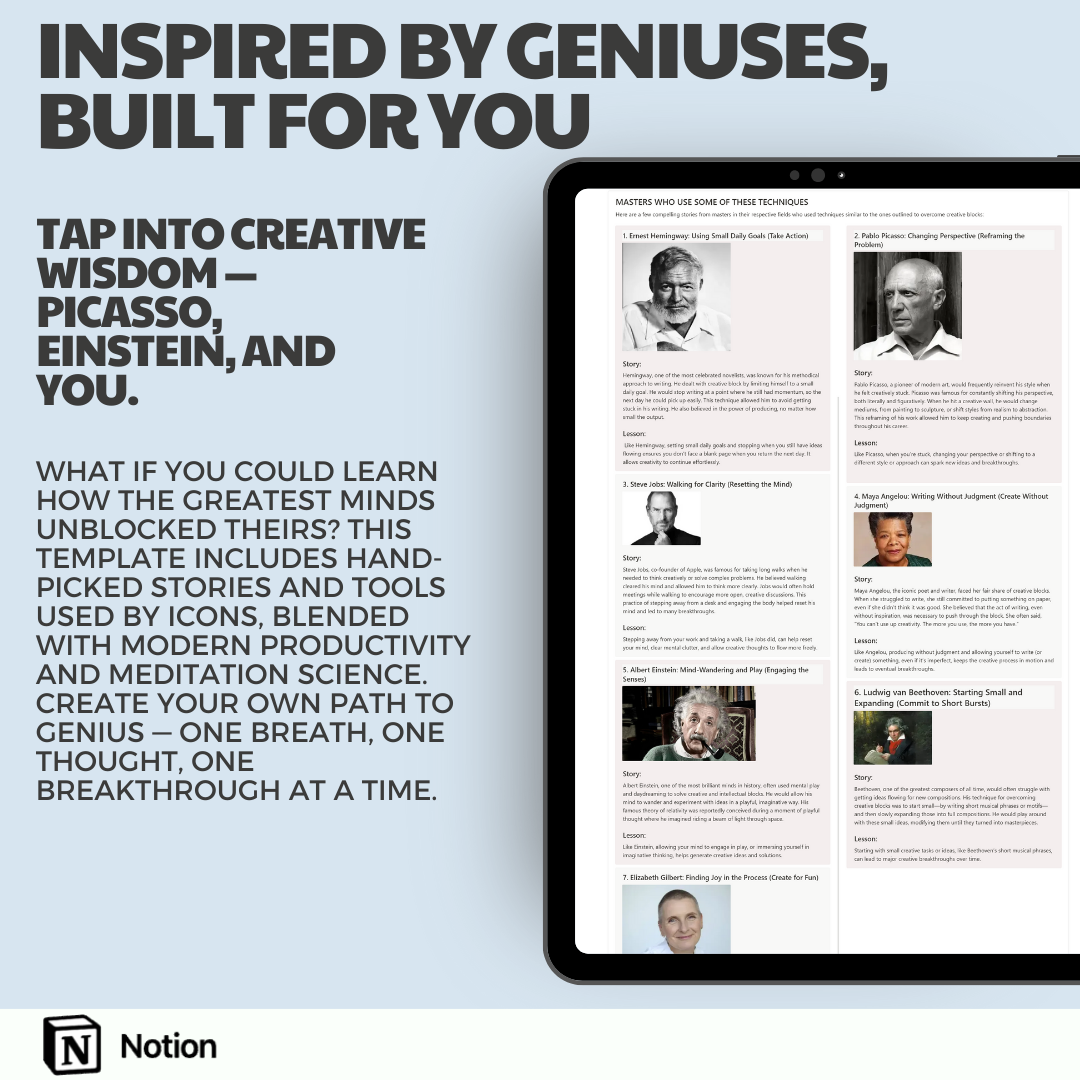 Free Mindfulness & Productivity Template - Image 3