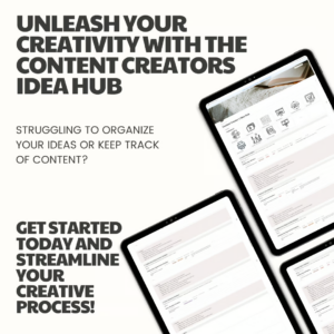 Free Content Creator’s Idea Hub | Notion Template - Image 2