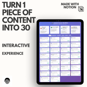 Simple Content Creator's Planner | Notion Template - Image 3