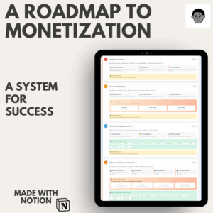 Simple Content Creator's Planner | Notion Template - Image 2