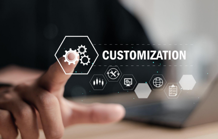 An image on customization.