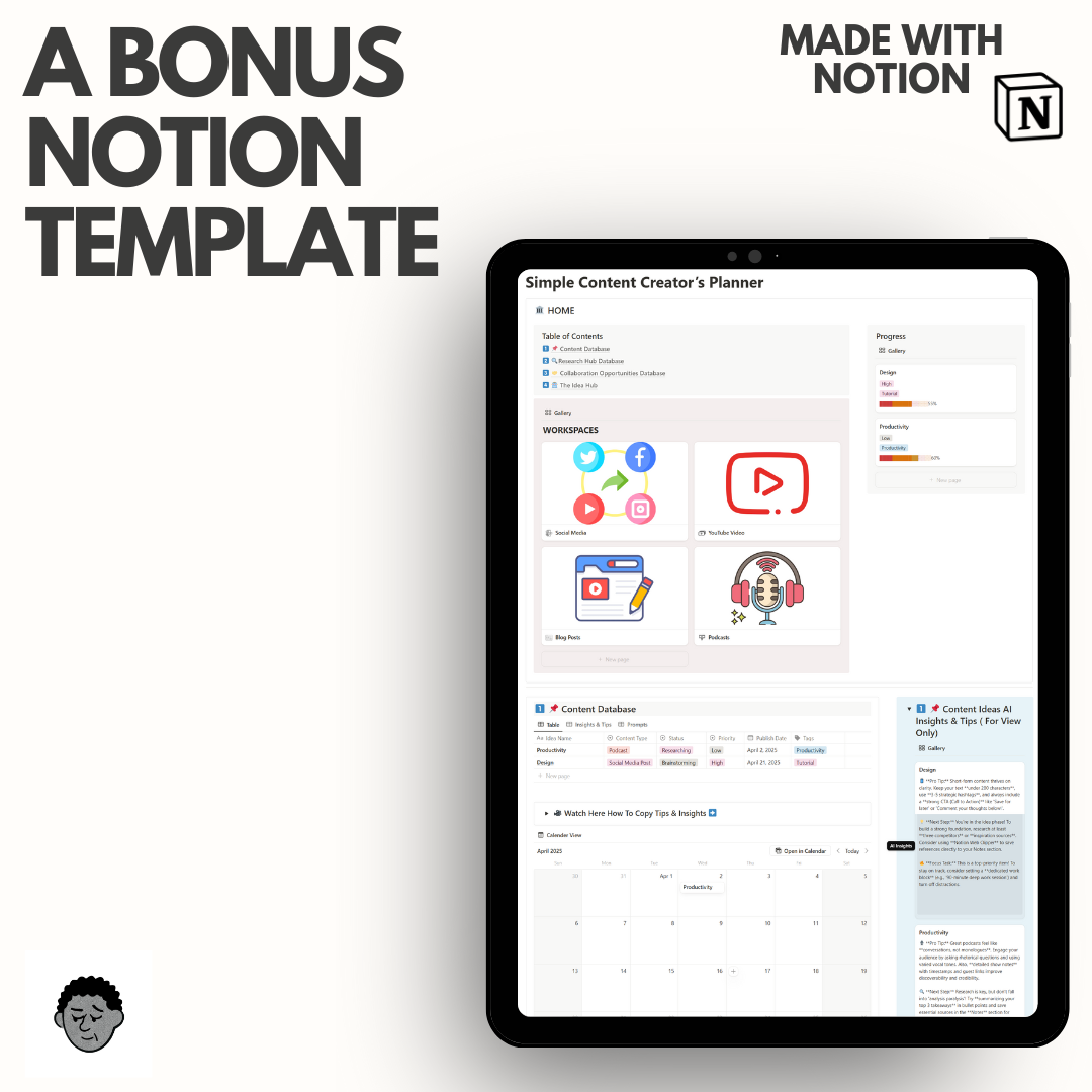 Content Creator Pro Bundle: Toolkit + Notion Template (Lifetime Access) - Image 5