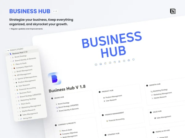 Business Hub Notion Template