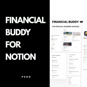 Financial Buddy for Notion. Notion Template.