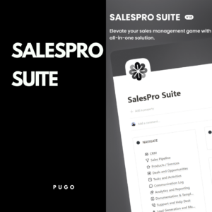 SalesPro Suite Notion Template.