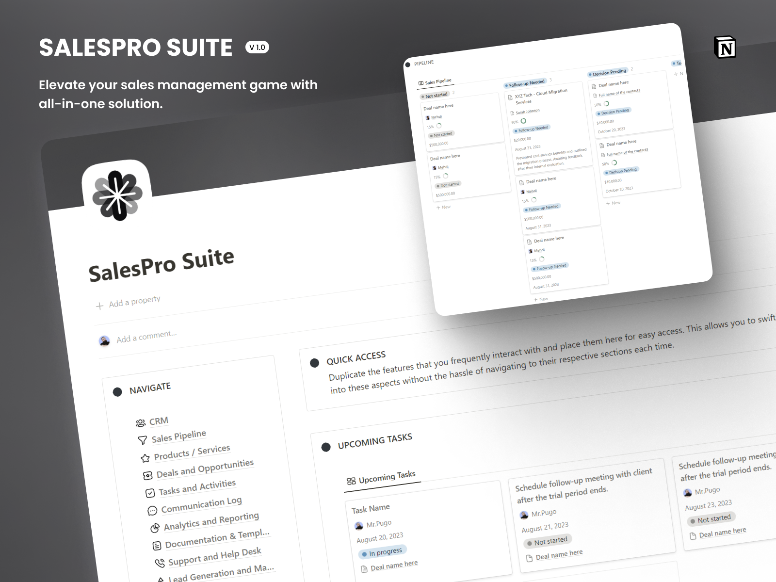 SalesPro Suite for Notion