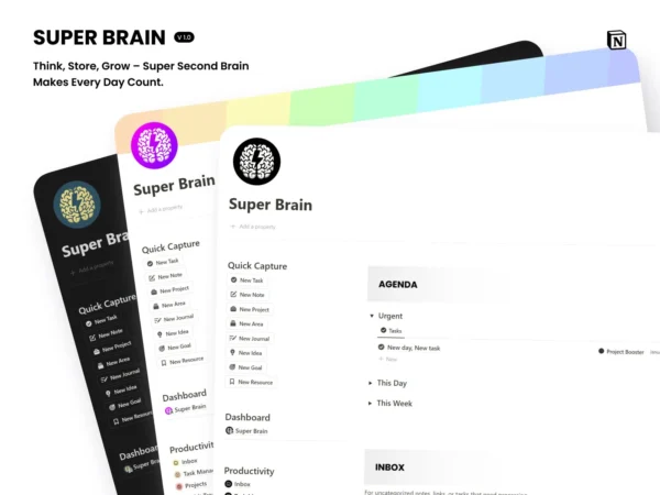 Super-Second-Brian. Notion Template