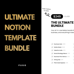 The Ultimate Notion Templates Bundle​