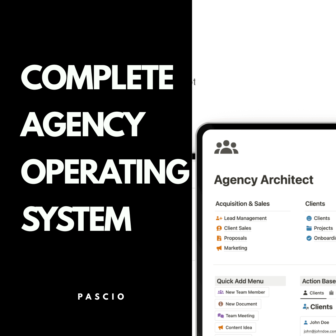 Agency Architect Complete Agency Operating System for Notion