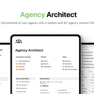 Notion Template for Agencies.