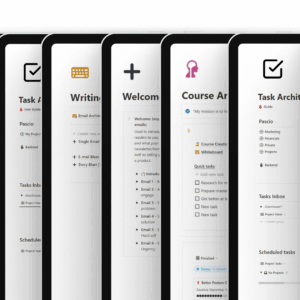 A bundle of 7 Business Systems for Notion