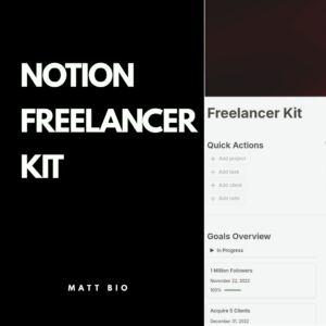Notion Freelancer Kit Manage Clients Projects & Income in One System