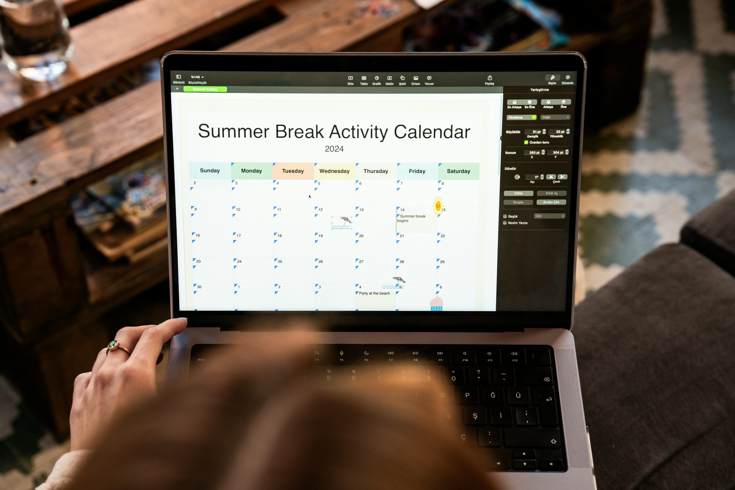 notion templates summer break activity